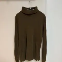 REAL WORDS ダークブラウン タートルネック