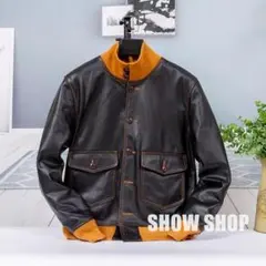 新入荷 レザー カウハイド イタリアンレザー ライダースジャケット