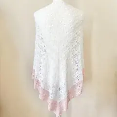 三角ショール-桜-