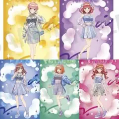 五等分の花嫁　SHIBUYA109 クリアファイル　全種
