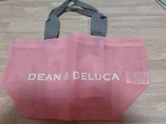 新品未使用★ ディーン＆デルーカ メッシュトートバッグ 　Sサイズ ピンク