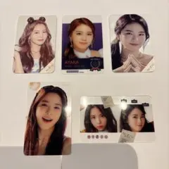 NiziU アイドルトレーディングカード 5枚セット