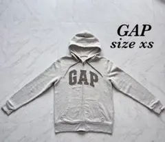 【GAP 】【XS】y2k oldgapパーカーフード付きジップアップパーカー