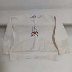 110サイズ Miffy キャラクター トレーナー アイボリー