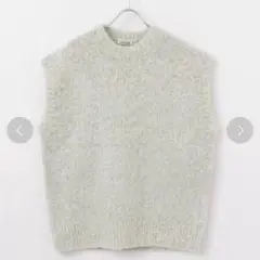 【美品】AURALEE オーラリー レディース ドライコットンニットベスト0 美品】AURALEE オーラリー レディース ドライコットンニットベスト0