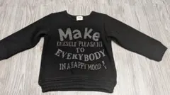 裏起毛トレーナー☆100センチ　美品