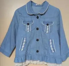タグ付き　アクシーズファム　七分袖　デニム風ジャケット　サイズM