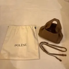POLENE ハンドバッグ ブラウンのサムネイル