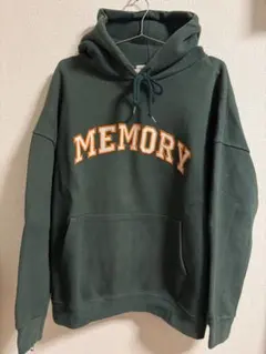 #MEMORY パーカー ダークグリーン アメ村ショップ