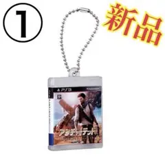 ①新品【アンチャーテッド】ゲームパッケージミニチュアチャーム2プレステガシャポン