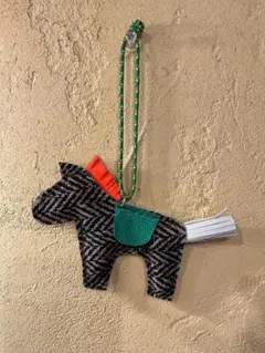 A-18【一点物】本革 馬チャーム｜2026年干支｜幸運のお守り