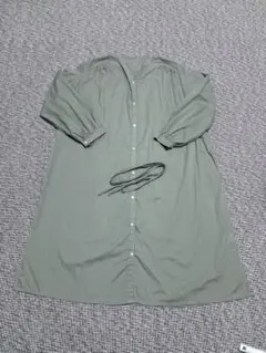 ワンピース 部屋着 パジャマ マタニティ カーキ 春夏秋 薄手