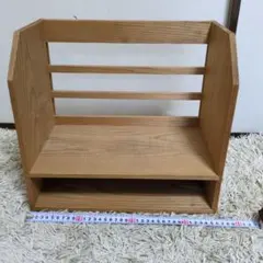 salut!サリュ 木製 ピアノ型シェルフ ヴィンテージ風 オシャレ 可愛い