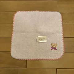⭐️クマ刺繍ピンクタオル ⭐️