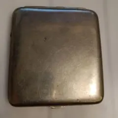 【ヴィンテージ】シガレットケース タバコケース 金属製 模様入り アンティーク