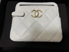 新品未使用　CHANEL ミニ財布　ジップコインパース　フラグメントケース
