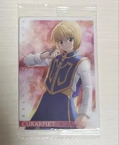 希少 ハンターハンター グリーティングカード クラピカ HUNTER×HUNTER カード クラピカ