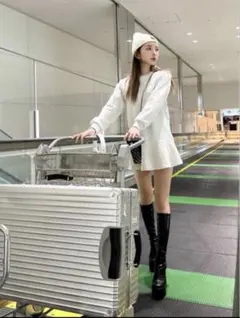 愛*様 Darich スウェットフリルミニワンピース