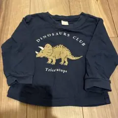 petit main 恐竜プリント Tシャツ