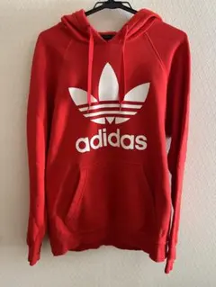 adidas originals プルオーバーパーカー レッド