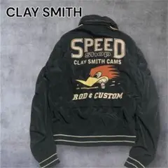 クレイスミス★ナイロンジャケットライダース バイク好き ワッペン刺繍 フード収納