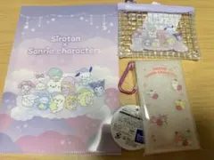 しろたん サンリオキャラクターズ ポーチ クリアファイル 3点セット