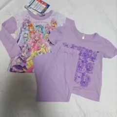 新品　プリキュアオールスターズ　長袖　半袖　光るパジャマ　110サイズ