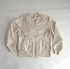 branshes ジップアップジャケット アイボリー 120cm