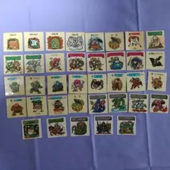 美品　レア品　すごろくモンスターシール34枚 美品 レア品 すごろくモンスターシール34枚 魔空の迷宮 （すごろく