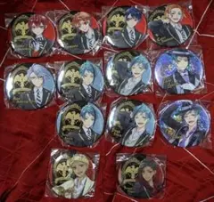 ツイステ　缶バッジ・ベアブリック