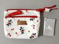 【未使用】Disney ミニーマウス ポーチ ディズニーストア 夏祭りくじのサムネイル