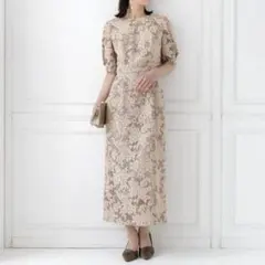 Aimer ドレス S ジャカードレース ラインドレス