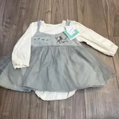 mamaraku ベビー ロンパース チュール グレーのサムネイル