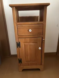 【アントステラ】　希少　引き出し扉付きキャビネット(専用ポリッシュ付き)