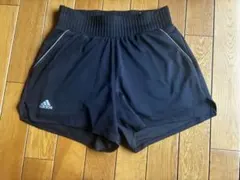 adidas ハーフパンツ　ジュニアS 黒　climalite