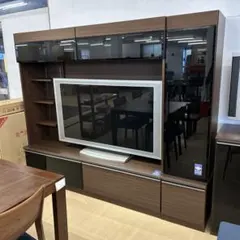 展示品★ハイタイプテレビボード テレビ台 大型TVボード 壁面収納 日本製 設置のサムネイル