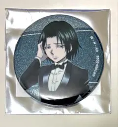 HUNTER×HUNTER スーツ グリッター缶バッジ フェイタン 引き①