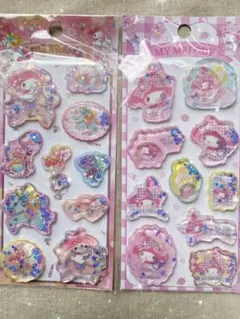 SALE★【海外正規品】サンリオ　マイメロウォーターシェイカーシール★2枚セット