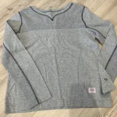 アーノルドパーマー 長袖 グレー ロンT 綿100 サイズ3 ワッフル