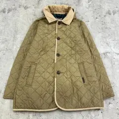 ラベンハム　イギリス製　キルティングジャケット　古着ベージュ　ライトブラウン40