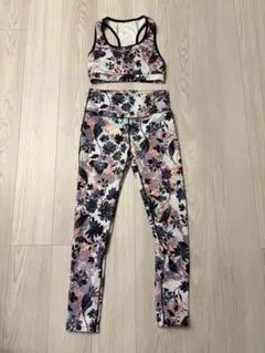 Nike Dri-FIT フローラル ヨガウェア レギンス スポーツブラセットS