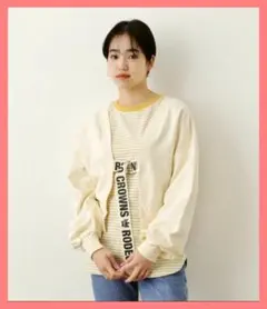 ☆ロデオクラウンズ☆新品5500円♪ロゴベルト裏パイルカットソーカーディガン☆のサムネイル