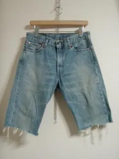 00S USA製 31 LEVI'S 505 デニム ハーフパンツ アメリカ製