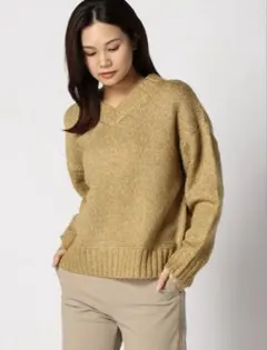 studio CLIP スタディオクリップ トップス ニット イエロー