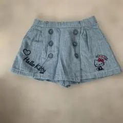 Hello Kitty ボタン付きショートパンツ 100