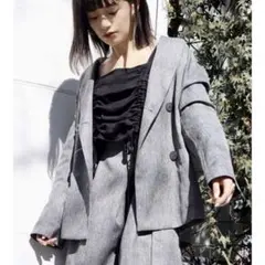 EMODA エモダ オーバースリーブWジャケット グレーのサムネイル