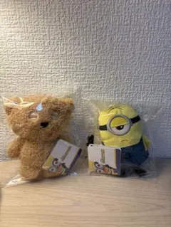【新品・タグ付き】ミニオンとティムのぬいぐるみセット