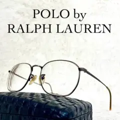 POLO by RALPH LAUREN　ビンテージメガネ　真鍮風フレーム