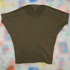 TommyHILFIGERリラックスフィット半袖トップス オリーブグリーン