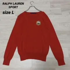 【RALPH LAUREN SPORT】メンズ　コットンセーター　サイズL